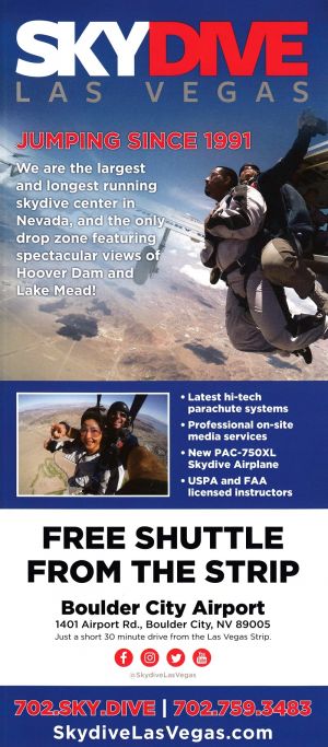 Skydive Las Vegas brochure thumbnail