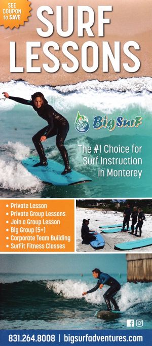 Big Surf Aventures Surf Lesson brochure thumbnail