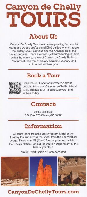 Canyon de Chelly Tours brochure thumbnail