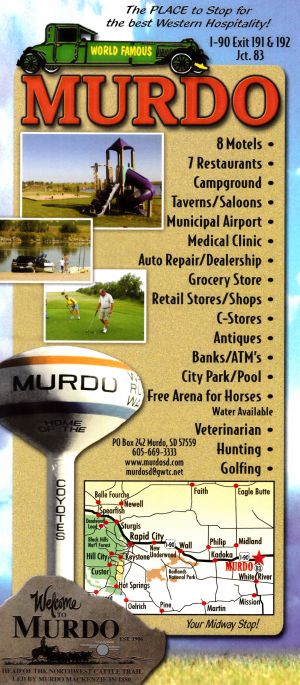 Murdo Area Chamber of Commerce brochure thumbnail