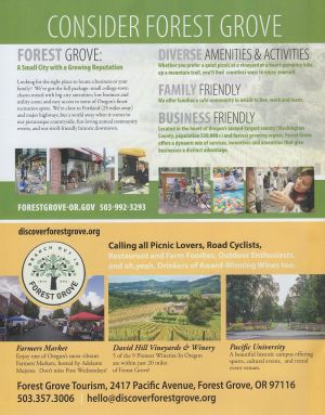 Discover Forest Grove brochure thumbnail