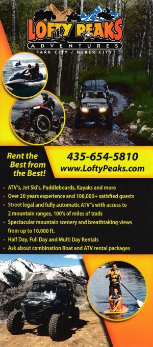 Lofty Peaks Adventures brochure thumbnail