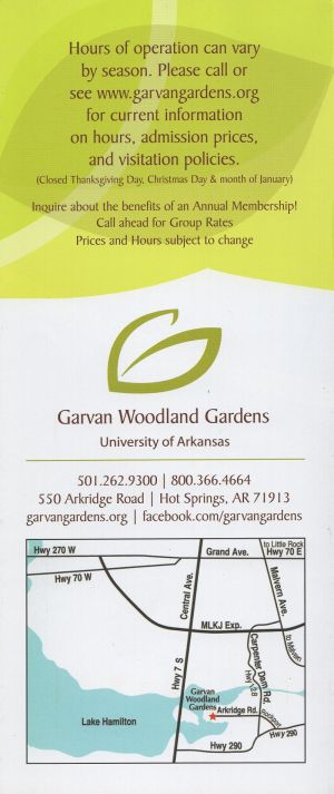 Garvan Woodland Gardens brochure thumbnail
