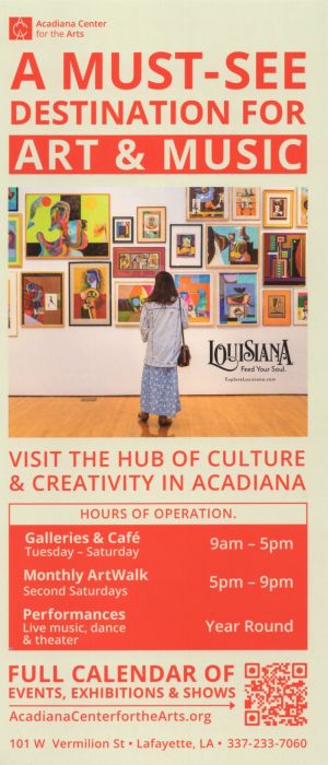 Acadiana Center for the Arts brochure thumbnail