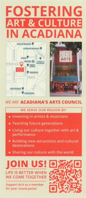 Acadiana Center for the Arts brochure thumbnail