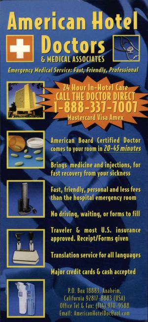 American Hotel Doctors brochure thumbnail