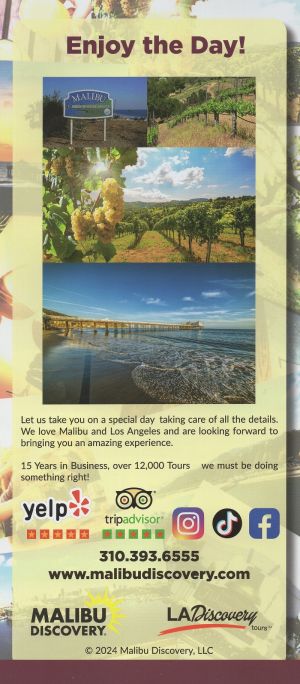 Malibu Wine Tasting brochure thumbnail