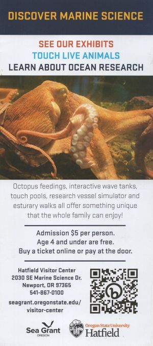 Hatfield Marine Science Center brochure thumbnail