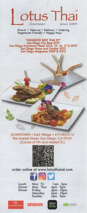 Lotus Thai Restaurant brochure thumbnail