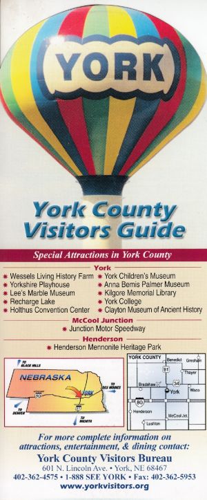 York County Visitors Guide brochure thumbnail