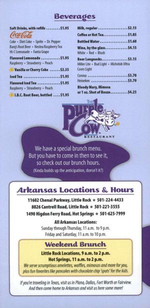 Purple Cow Restaurants brochure thumbnail