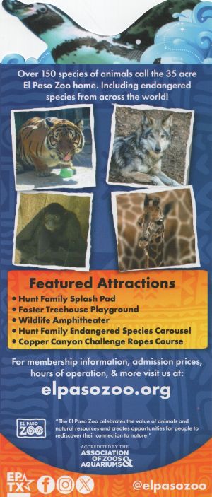 El Paso Zoo brochure thumbnail