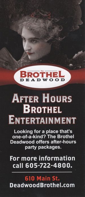 Deadwood Brothel brochure thumbnail