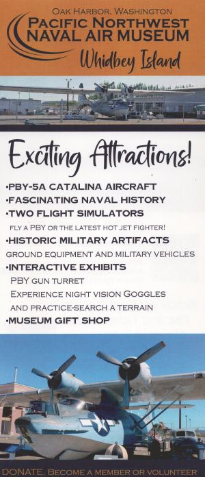 Pacific NW Naval Air Museum brochure thumbnail