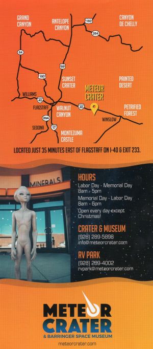 Meteor Crater brochure thumbnail