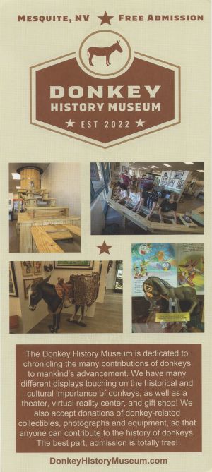 Donkey History Museum brochure thumbnail