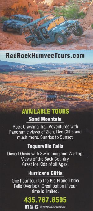 Red Rock Humvee Tours brochure thumbnail