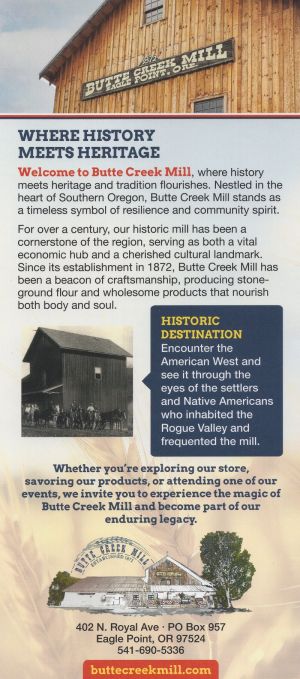 Butte Creek Mill brochure thumbnail