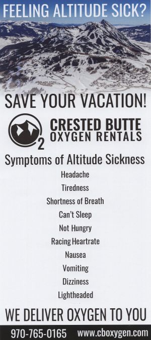 Crested Butte Oxygen Rentals brochure thumbnail