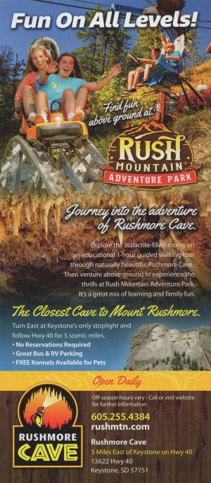 Rushmore Cave brochure thumbnail