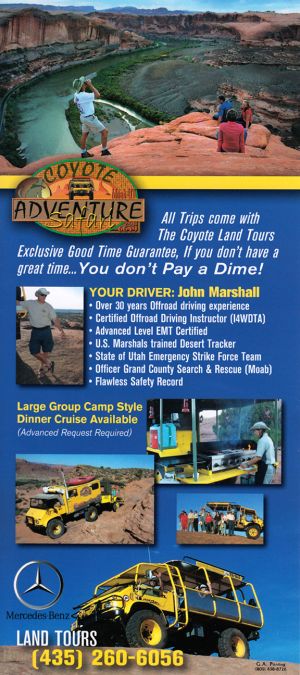 Coyote Land Tours brochure thumbnail