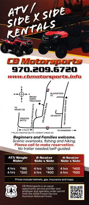 CB Motorsports Snowmoblie &ATVs brochure thumbnail