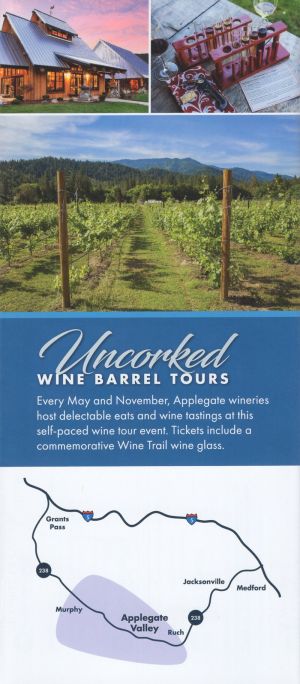 Applegate Valley Wine Map brochure thumbnail