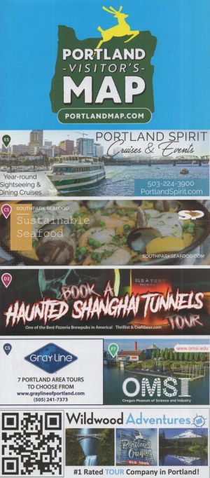 Portland Visitor's Map brochure thumbnail