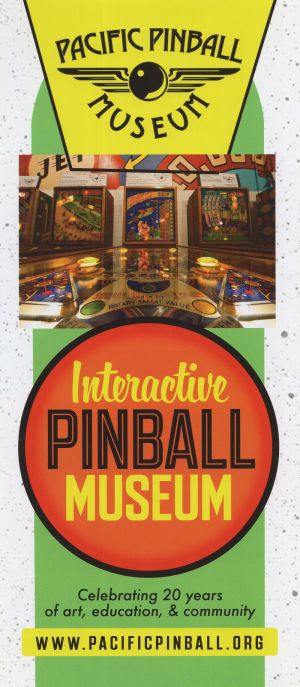 Pacific Pinball Museum brochure thumbnail
