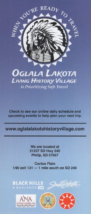 Lakota Living History Village brochure thumbnail