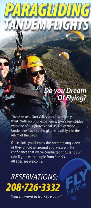 Fly Sun Valley - Paragliding brochure thumbnail