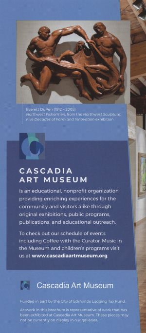 Cascadia Art Museum brochure thumbnail