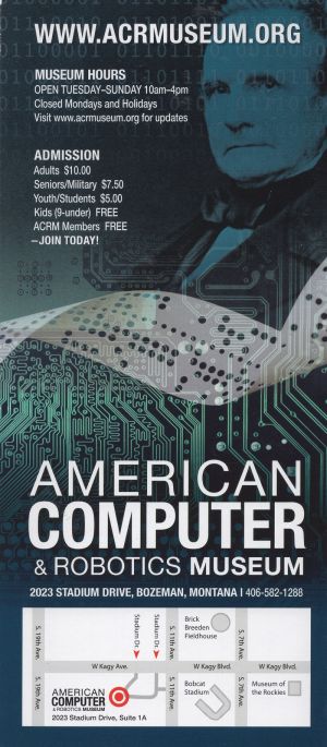 American Computer Museum brochure thumbnail