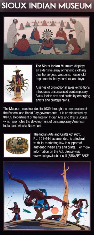 Sioux Indian Museum brochure thumbnail