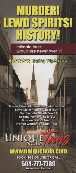 Unique NOLA Tours brochure thumbnail