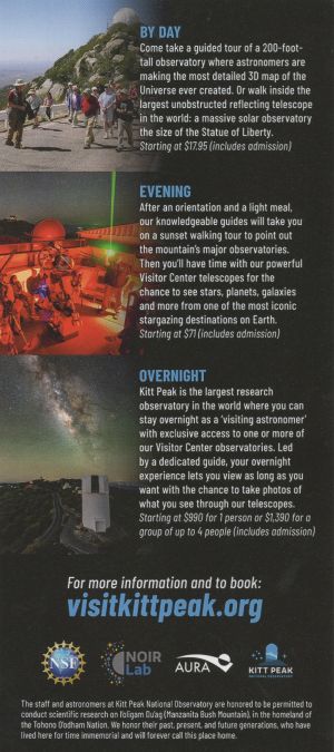 Kitt Peak Observatory brochure thumbnail