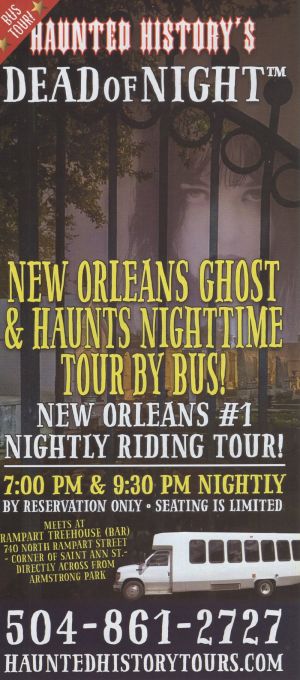 Hauted History's Dead of Night brochure thumbnail