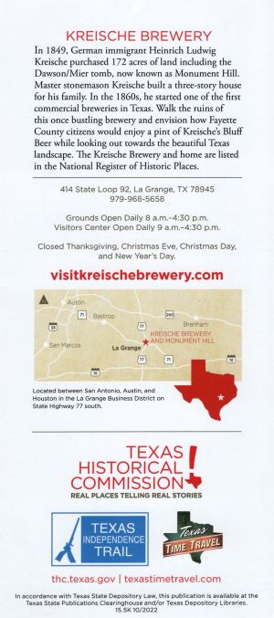 Kreische Brewery & Monument Hl brochure thumbnail