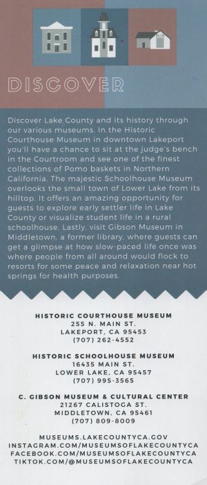 Museums of Lake County brochure thumbnail