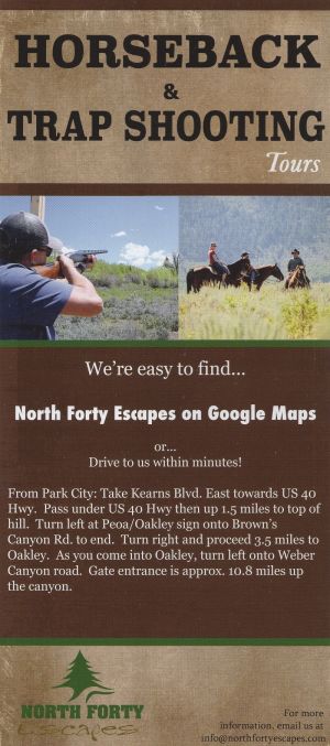 North Forty Escapes brochure thumbnail