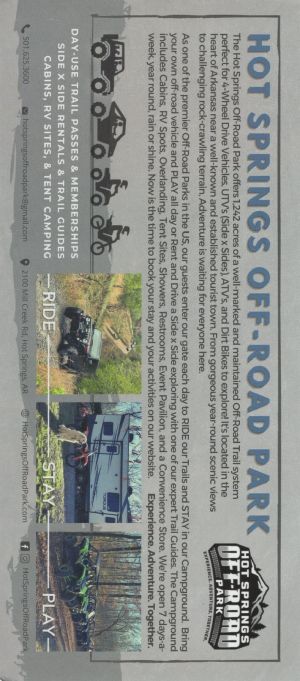 Hot Springs Off-Road Park brochure thumbnail