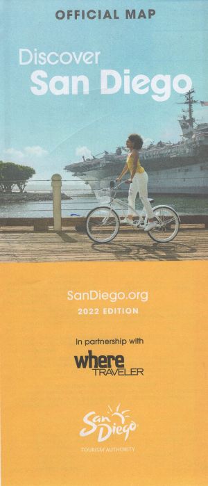 San Diego Official Map brochure thumbnail