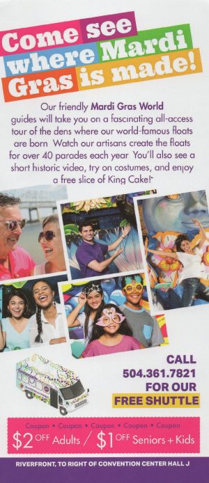 Mardi Gras World brochure thumbnail