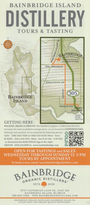 Bainbridge Island Distillery brochure thumbnail