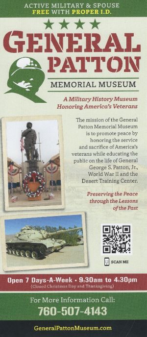 General Patton Memorial Museum brochure thumbnail