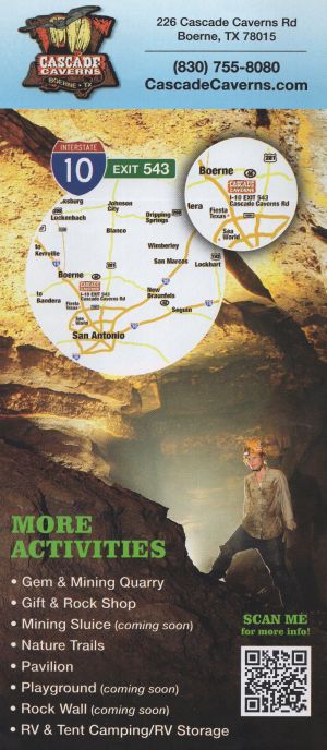 Cascade Caverns brochure thumbnail