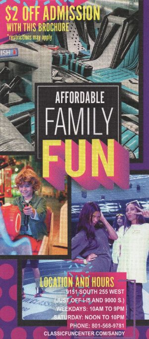 Classic Fun Center brochure thumbnail