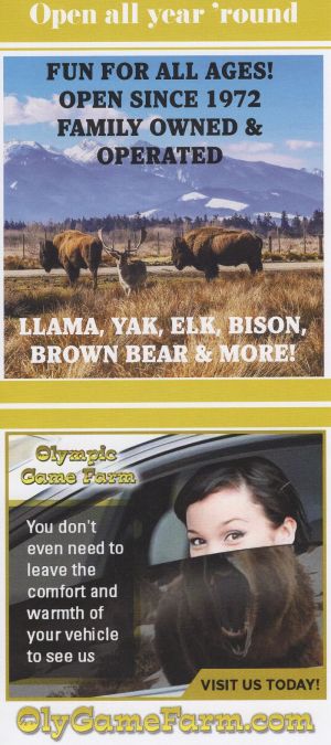 Olympic Game Farm, Inc. brochure thumbnail