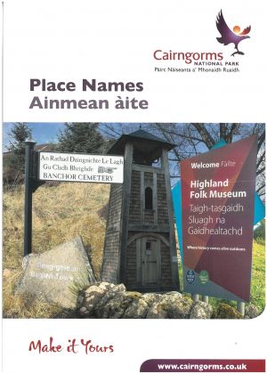 Cairngorms National Park - Gaelic Place Names brochure full size
