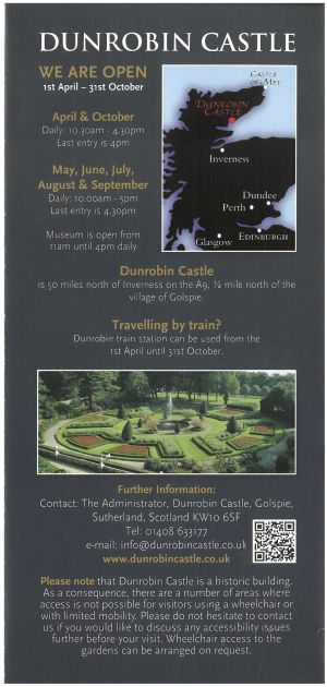 Dunrobin Castle brochure thumbnail